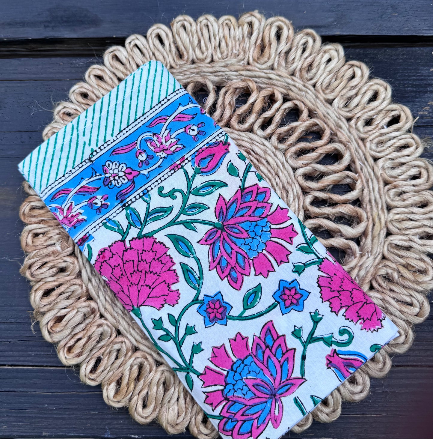 Hand Block Print Table Napkins | Marigold & Mint