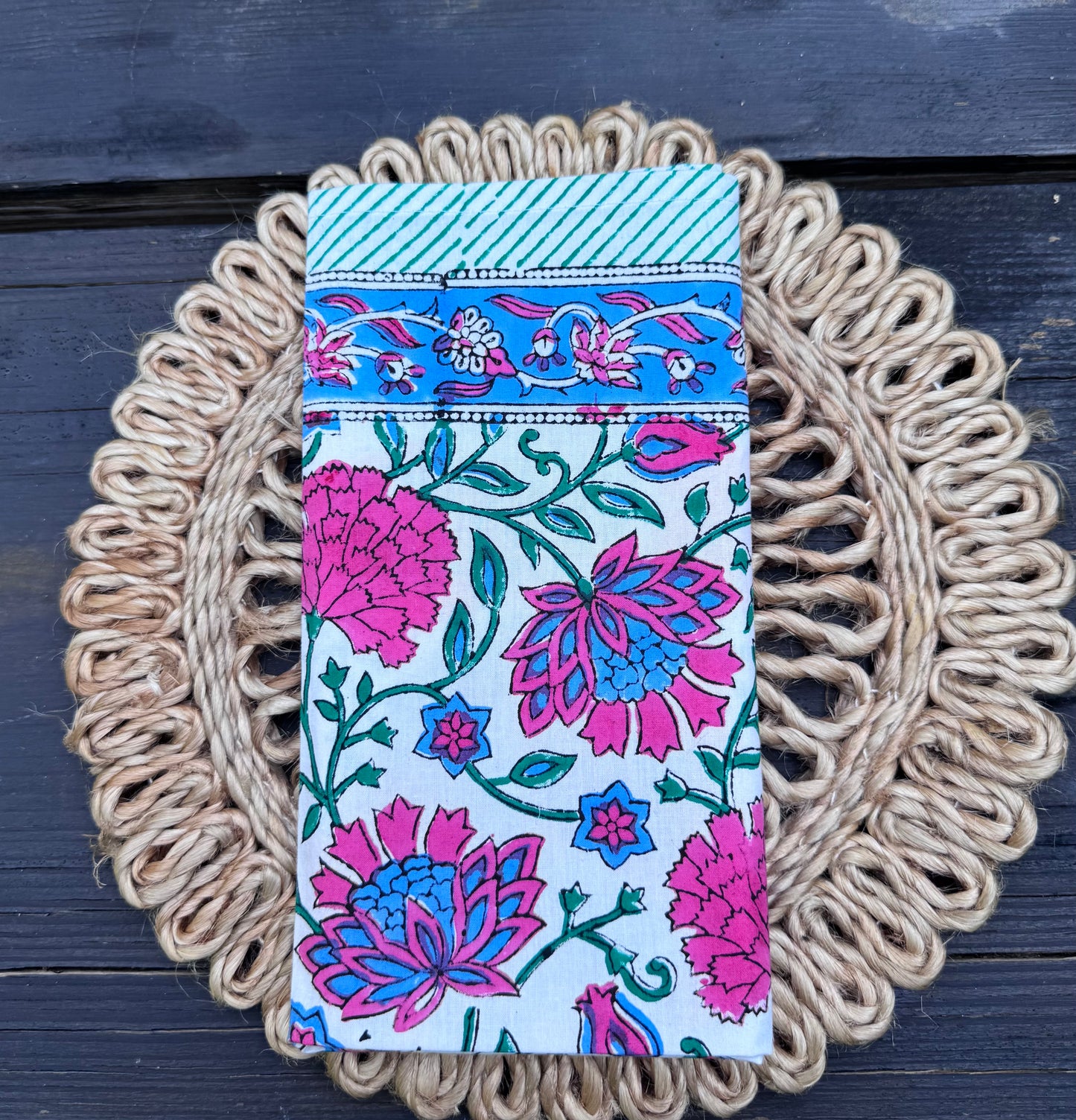 Hand Block Print Table Napkins | Marigold & Mint