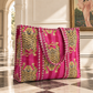 Pink Tiger Quilted Tote Bag