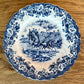 Set of 6 Bread Plates by Johnson Brothers I Coaching Scene Blue Pattern I Vintage China Plates - DharBazaar