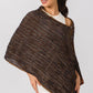 Burgundy Silk & Wool Wrap I Silk Shawl I Evening Wrap I Wool Shawl - DharBazaar