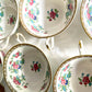 Exquisite Set of 6 Ansley Double Handle Soup Bowls I Vintage Dinnerware I Antique Dinner Plates - DharBazaar