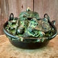 Rare Antique Chinese Bronze Teapot I  Eight Immortals I 18th Century Chinese Bronze I  Chinese Teapot I Gift for him - DharBazaar