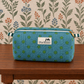 Set of Three Green Hand-block Printed Travel Bags