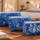 Set of Three Indigo Hand-block Printed Travel Bags