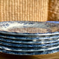 Set of 6 Bread Plates by Johnson Brothers I Coaching Scene Blue Pattern I Vintage China Plates - DharBazaar