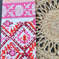 Hand Block Print Table Napkins | Pink Marwar