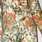 Chinoiserie Pajamas, 100 Percent Cotton Pajamas, Mughal Pink Jungle Print Pajamas, Pajamas For Women Cotton, Pajama Tops, Bridesmaid Pajamas - DharBazaar