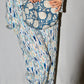 Blue Fish Pattern Cotton Pajamas I Womens Pajama Sets I 100% Cotton PJs - DharBazaar