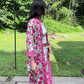 Hand-Block Print Robe | Dahlia