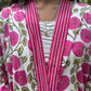 Hand-Block Print Robe | Dahlia