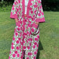 Hand-Block Print Robe | Dahlia