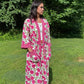 Hand-Block Print Robe | Dahlia