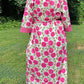 Hand-Block Print Robe | Dahlia