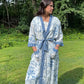 Hand-Block Print Robe | Palm Court