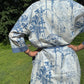 Hand-Block Print Robe | Palm Court