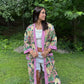 Hand-Block Print Robe | Sunrise Jungle