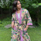 Hand-Block Print Robe | Sunrise Jungle