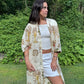 Hand-Block Print Robe | Autumn