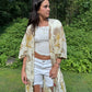 Hand-Block Print Robe | Autumn