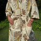 Hand-Block Print Robe | Autumn