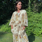 Hand-Block Print Robe | Autumn