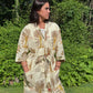 Hand-Block Print Robe | Autumn