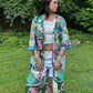 Hand-Block Print Robe | Garden Fusion
