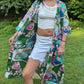 Hand-Block Print Robe | Garden Fusion