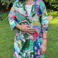 Hand-Block Print Robe | Garden Fusion