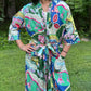 Hand-Block Print Robe | Garden Fusion