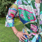Hand-Block Print Robe | Garden Fusion