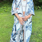 Hand-Block Print Robe | Owl Club