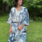 Hand-Block Print Robe | Owl Club