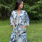 Hand-Block Print Robe | Owl Club