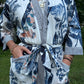 Hand-Block Print Robe | Owl Club