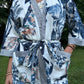 Hand-Block Print Robe | Owl Club