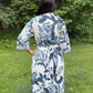 Hand-Block Print Robe | Owl Club