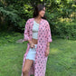Hand-Block Print Robe | Paisley Kiss
