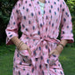 Hand-Block Print Robe | Paisley Kiss