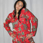 Jungle-Jamas! | Red Pajamas with Lush Jungle Pattern - DharBazaar