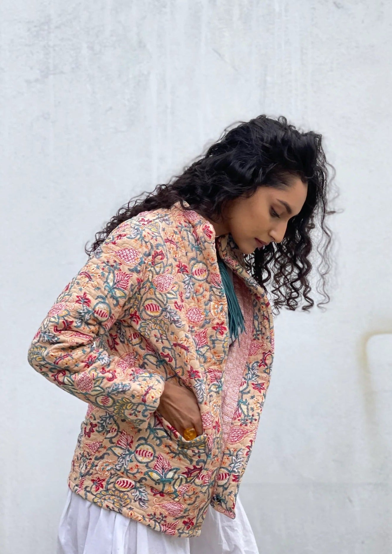 Wrap Yourself in Soft Luxury with Our New Quilted Jacket in Mustard - A Perfect Mother's Day Gift - DharBazaar