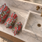 Coral Floral Quilted Toiltery Bar Trio