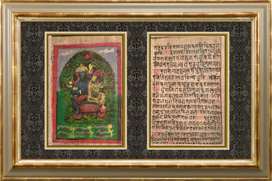 Antique Buddhist Tsakli Card Paintings; Series 4 I Tibetan Art  I Buddhist Paintings I Wall Art I Decor - DharBazaar