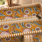 Mustard Floral Travel Tote Bag
