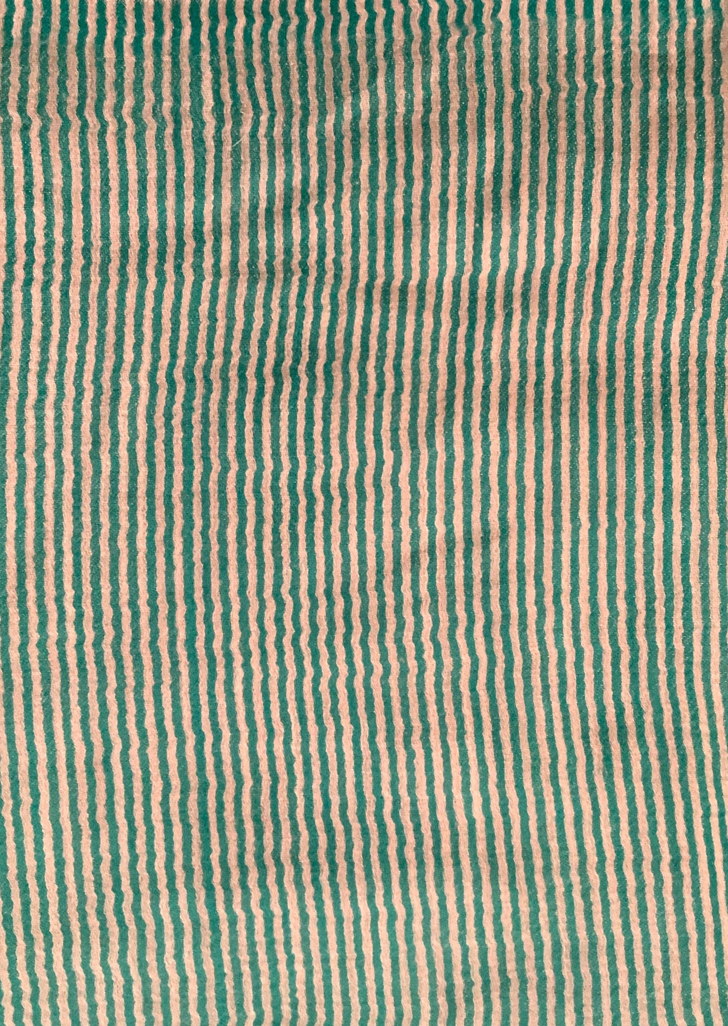 Kashmiri Shawl with Emerald Green Stripes - DharBazaar