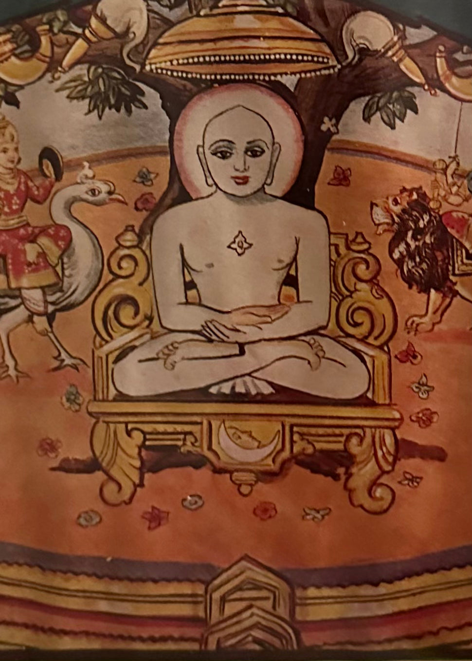 Set of three Jain lithographs depicting Lord Mahavira's Life (3/3) - DharBazaar