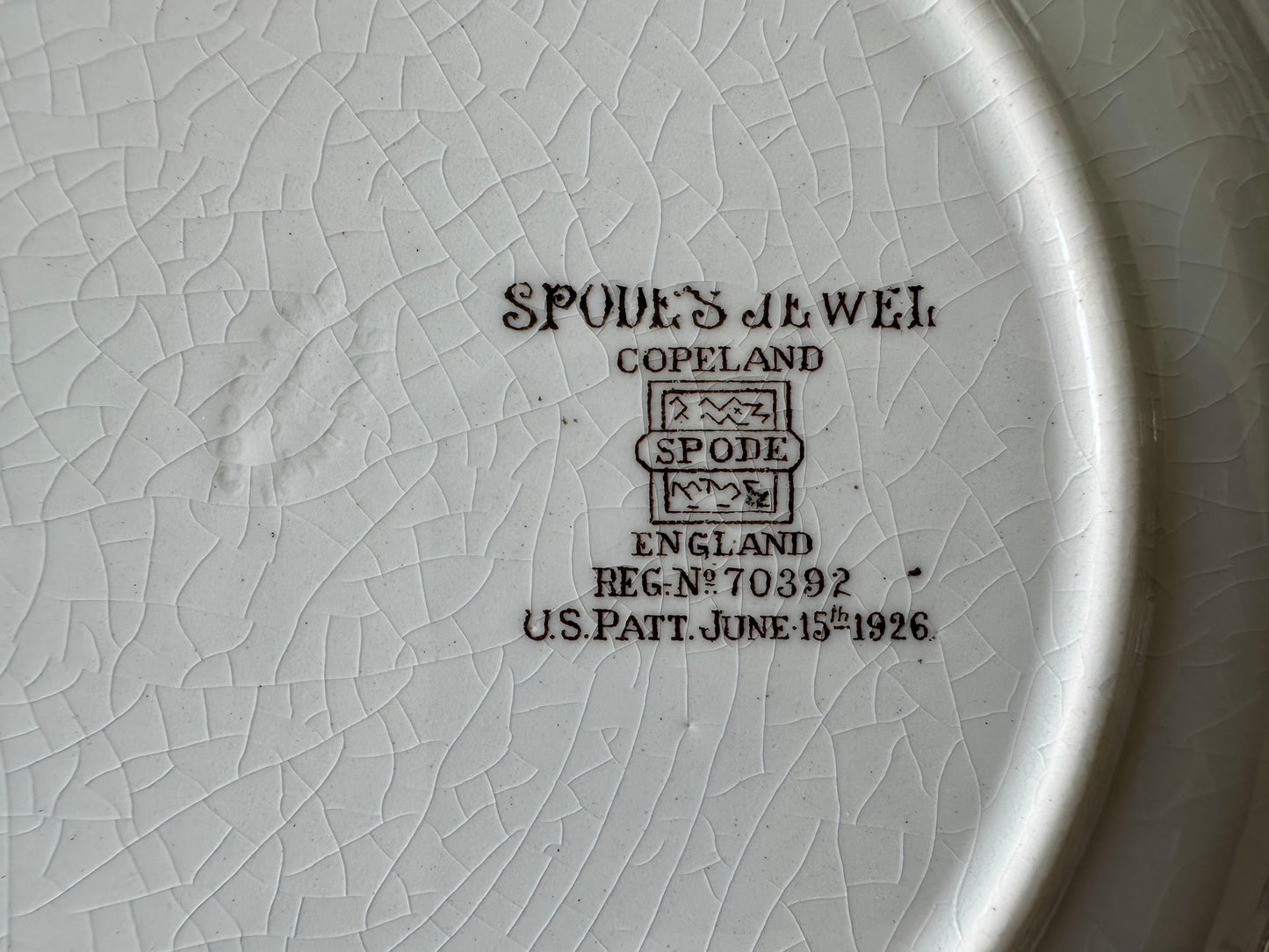 Vintage spode Jewel lunch plates produced between 1966 to 1969 - DharBazaar
