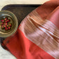 Kashmiri Shawl with Red Stripes and Red Border - DharBazaar