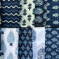 Block Print Dinner Napkins, Blue Series 11, Cloth Napkins, Wedding Napkins - DharBazaar